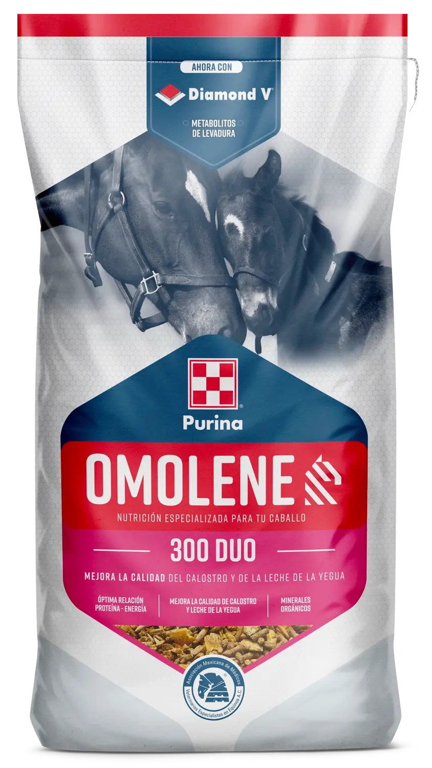 Saco de alimento Purina Omolene 300 Duo